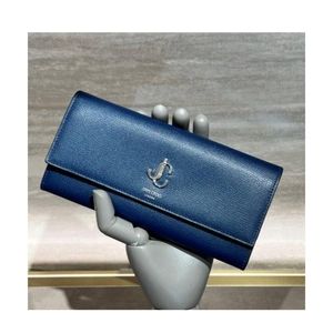 COPY - Jimmy Choo ocean continental wallet light grainy leather 43816001